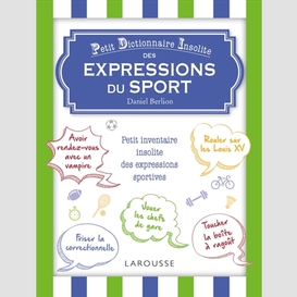 Petit dict insolite expressions du sport