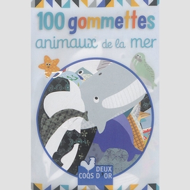 100 gommettes animaux de mer
