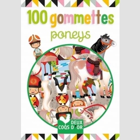 100 gommettes poneys