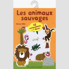 Animaux sauvages (les)-40 autocollants