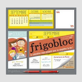 Calendrier frigobloc 2017