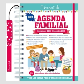 Agenda familial 2017