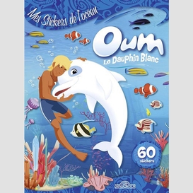 Oum dauphin blanc-stickers de l'ocean