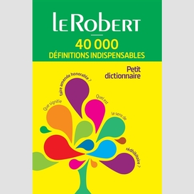 40000 definitions indispensables