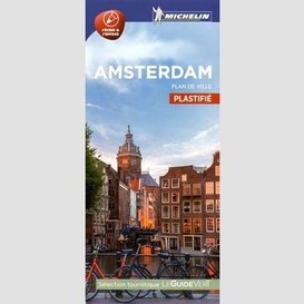 Amsterdam - plan de ville plastifie