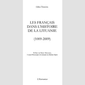 Les français dans l'histoire de la lituanie