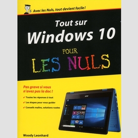 Tout sur windows 10 pour les nuls