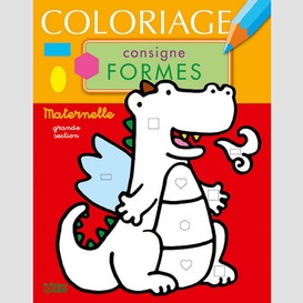 Coloriage consigne formes