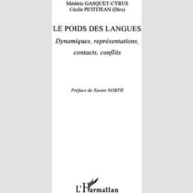 Le poids des langues