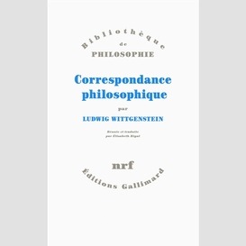 Correspondance philosophique