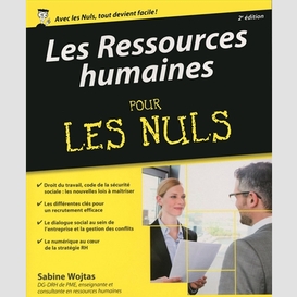 Ressources humaines (les)