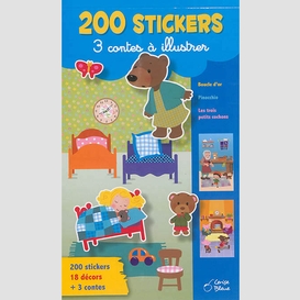 3 contes a illuster (200 stickers)