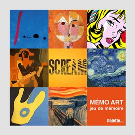 Memo art boite jeu de memoire