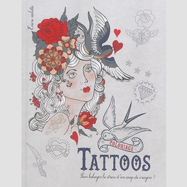 Tattoos - coloriage pour adultes