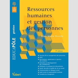 Ressources humaine et  gestion personnes