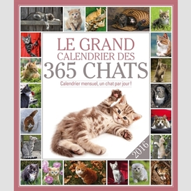 Grand calendrier des 365 chats (le) 2016
