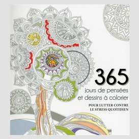 365 jours de pensees et dessins a colori