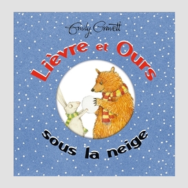 Lievre et ours sous la neige