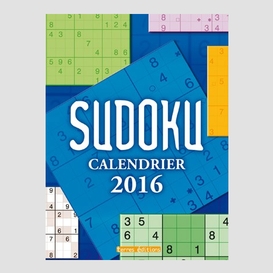 Sudoku calendrier 2016
