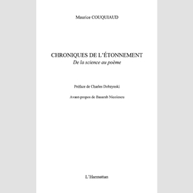 Chroniques de l'étonnement