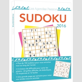 Agenda passion sudoku 2016
