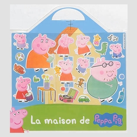 Maison peppa pig (la)- stickers mousse