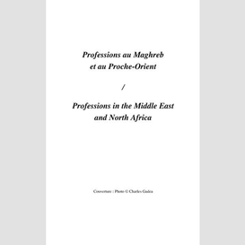 Professions au maghreb et au proche-orient