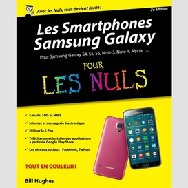 Smartphones samsung galaxy pour les nuls