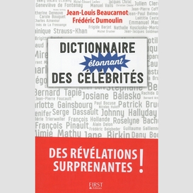 Dictionnaire etonnant des celebrites