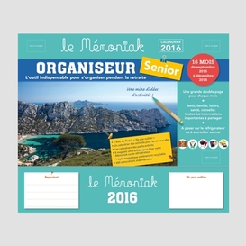 Organiseur senior 2016 memoniak 16 mois