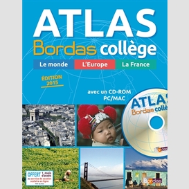 Atlas bordas college 2016 +cd-rom