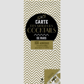 Carte meilleurs cocktails de paris