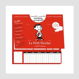 Calendrier le petit nicolas 2015-16