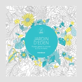 Jardin d'eden poster geant a colorier