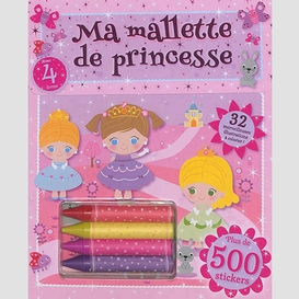 Ma mallette de princesse + 500 stickers