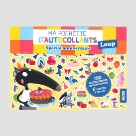 Ma pochette d'autocollants loup