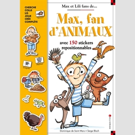 Max fan d'animaux (150 autocollants)