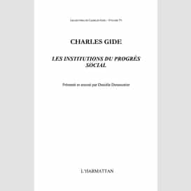 Les institutions du progrès social