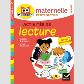 Maternelle lecture petite section(3-4ans
