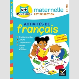 Maternelle francais petite section(3-4an