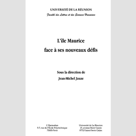 L'île maurice face à ses nouveaux défis