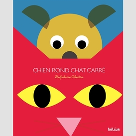 Chien rond chat carre