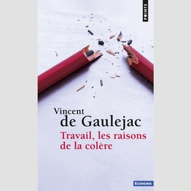 Travail les raisons de la colere