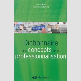 Dictionnaire concepts de professionnalis
