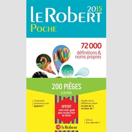 Dict robert de poche 2015 + prime