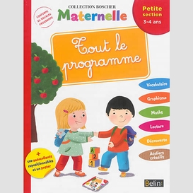 Tout le programme maternelle 3-4 ans