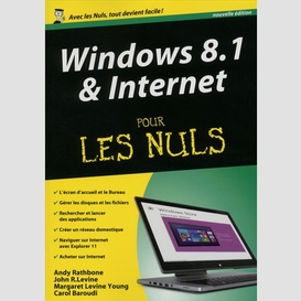 Windows 8.1 et internet