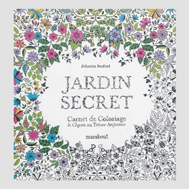 Jardin secret carnet de coloriage