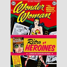 Pack de 3 cahiers(retro heroines)