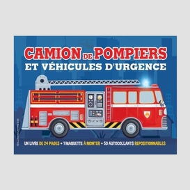 Camion de pompiers et vehicules urgence